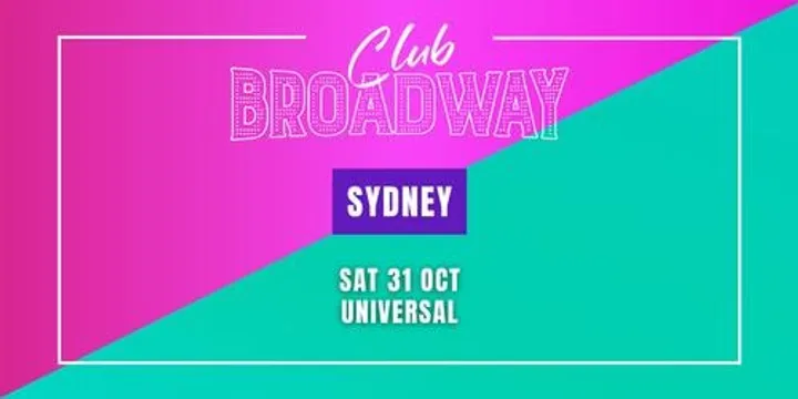 Club Broadway: SYDNEY Halloween [Sat 31 Oct]