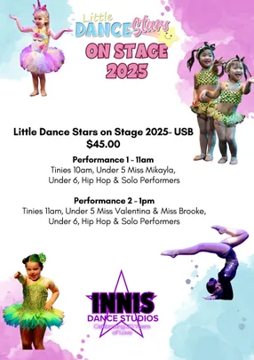 Innis Dance Studios - Little Dance Stars on Stage 2026 - USB
