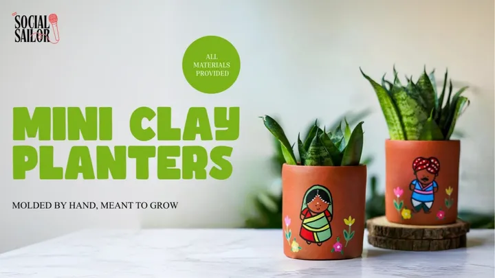 Mini Clay Planters - Ahmedabad