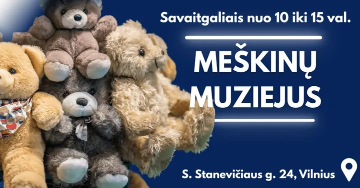 Meškinų muziejuje ''PLUSHY B 55''