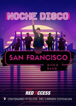 San Francisco disco band en concierto