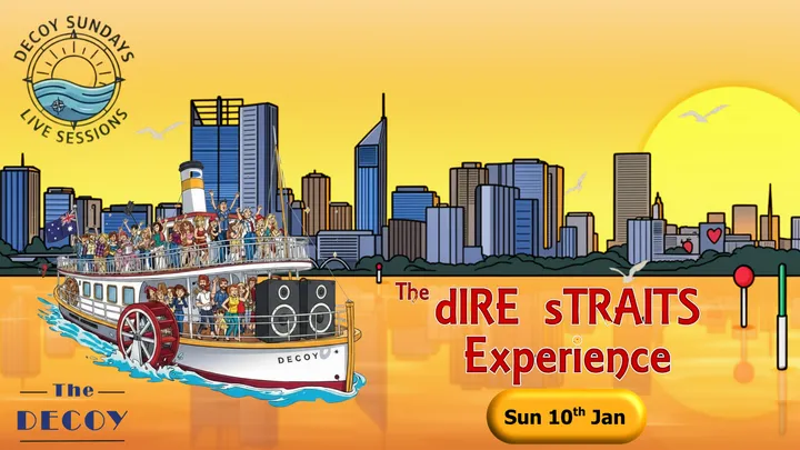 Dire Straits Tribute | Sun 10th Jan | Sunset Cruise 5-8pm