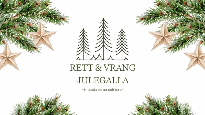 Rett & Vrang Julegalla 2026 - en festkveld for strikkere