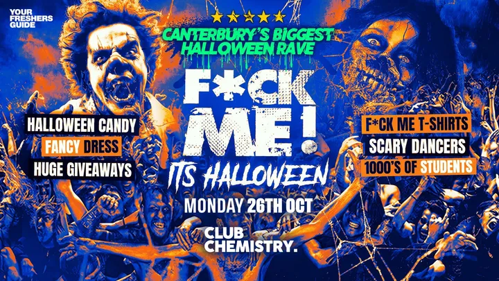F*CK ME It's Halloween - Canterbury Freshers 2026