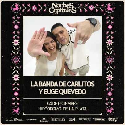 LA BANDA DE CARLITOS Y EUGE QUEVEDO en el Hipódromo de La Plata