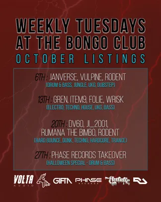 Volta: DV60, JI_2001, Rumana the Bimbo, Rodent [LIMITED FREE TIX]