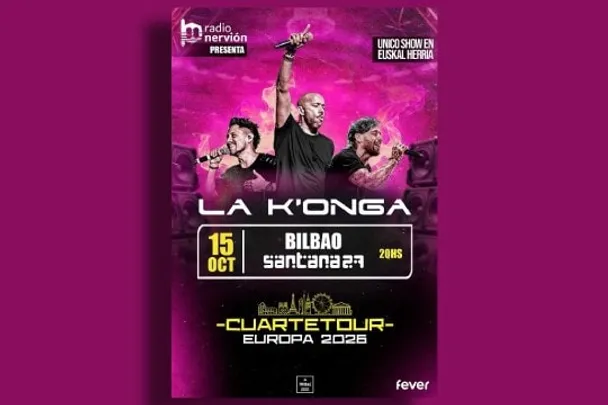 LA K'ONGA: "Cuartetour Europa 2026"