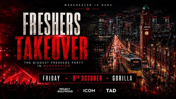 Freshers Takeover | Where Your Manchester Story Begins | The Ultimate Bollywood Welcome Night