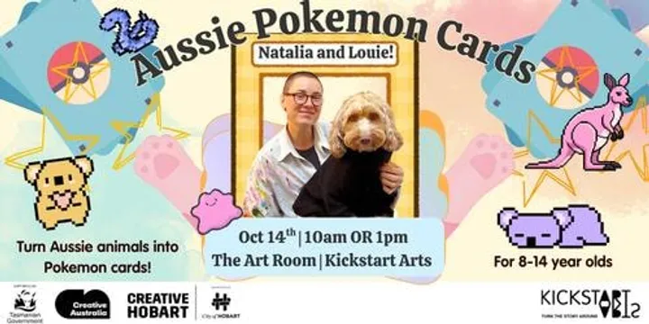 Make Aussie Animal Pokemon Cards with Natalia - ages 9 - 13 years