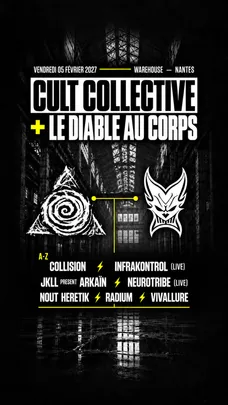 Cult Collective x Le Diable Au Corps au Warehouse Nantes
