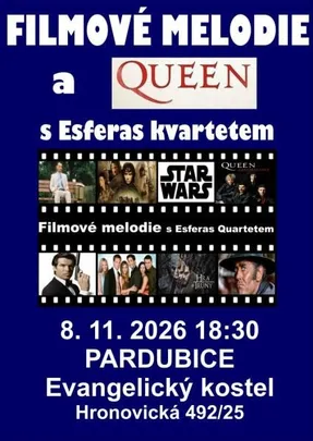 Filmové melodie a Queen 2 v Pardubicích