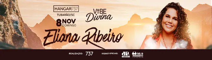 VIBE DIVINA COM ELIANA RIBEIRO NA HANGAR 737