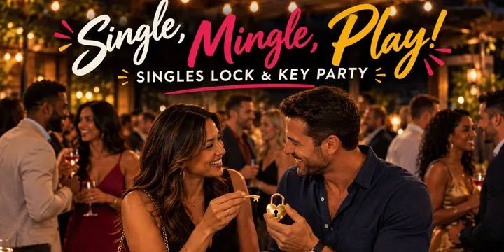 Single, Mingle, Play! Lock & Key Party | Burlington Singles Party