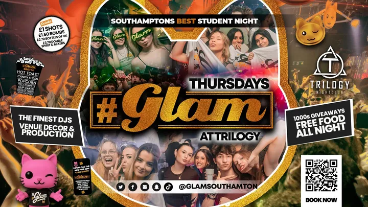 Glam Thursdays | Southampton's Best Student Night! 😻 £1 Shots All Night! 🥃