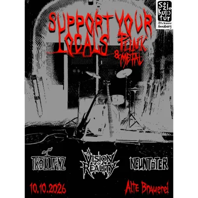 SUPPORT YOUR LOCALS! PUNK | METAL