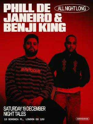 Origins: Phill de Janeiro & Benji King [All Night Long]