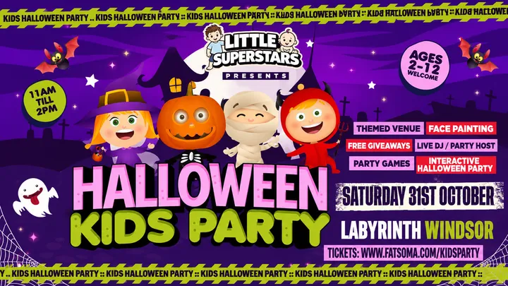 Halloween Kids Party : 31st October : Labyrinth Windsor