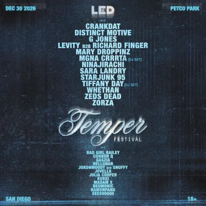 LED Presents TEMPER FESTIVAL