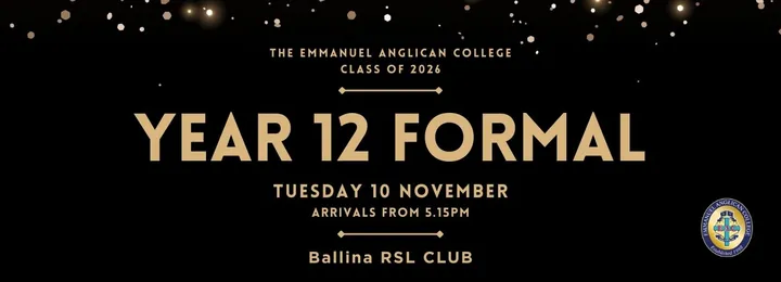 2026 Emmanuel Anglican College Year 12 Formal