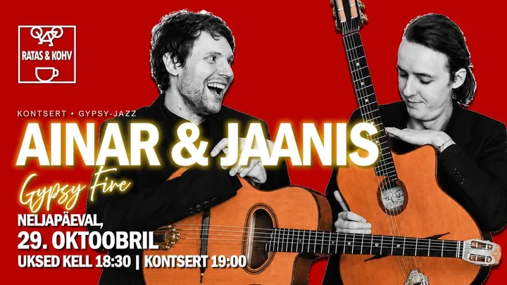 Uus-Veerenni Ratas & Kohv esitleb: Jaanis Kill & Ainar Toit Duo "Gypsy Fire"