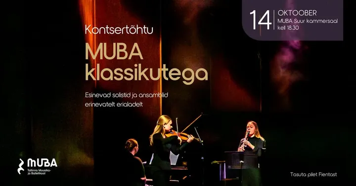 Kontsertõhtu MUBA klassikutega