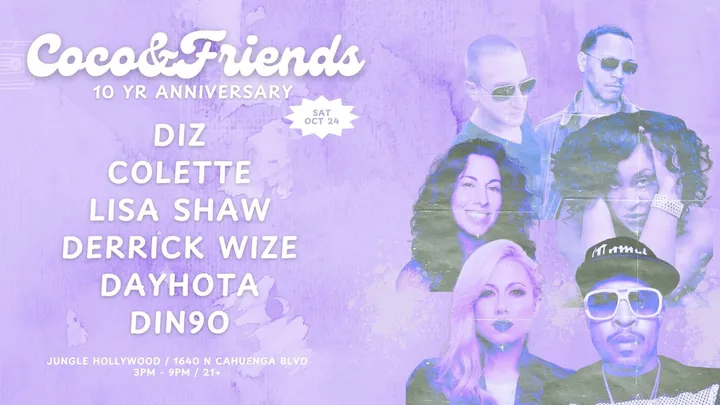 Diz, Colette, Lisa Shaw, Derrick Wize, Dayhota & Din9o