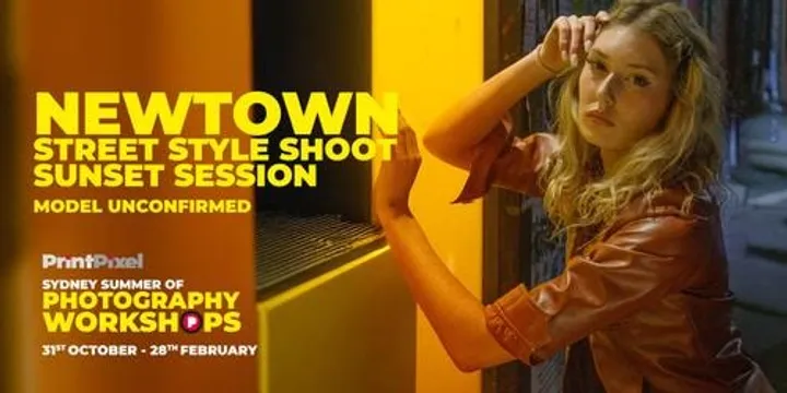 Newtown Sunset street shoot with [Model pending]