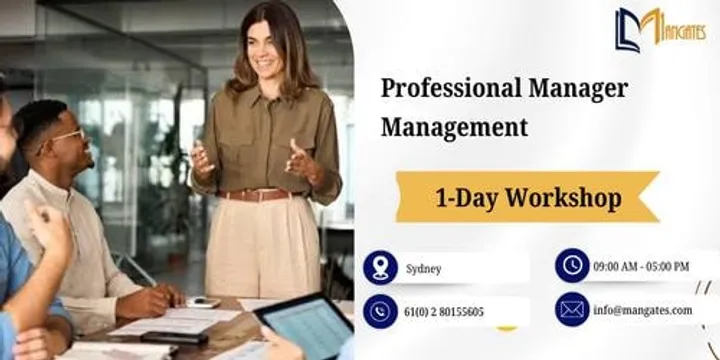 Professional Manager Management – 1 Day Workshop in Sydney