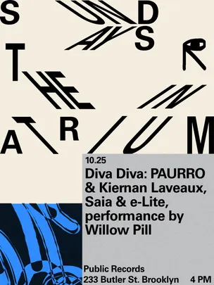 Diva Diva: PAURRO & Kiernan Laveaux, Saia & e-Lite, performance by Willow Pill