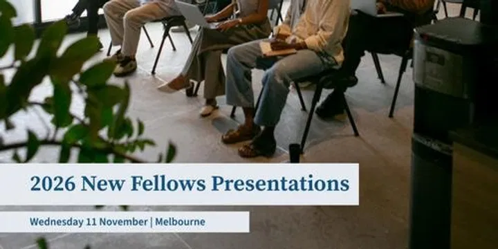 2026 New Fellows Presentations