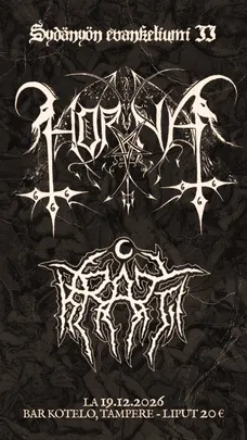 19.12.2026 SYDÄNYÖN EVANKELIUMI II: HORNA/ KRATTI