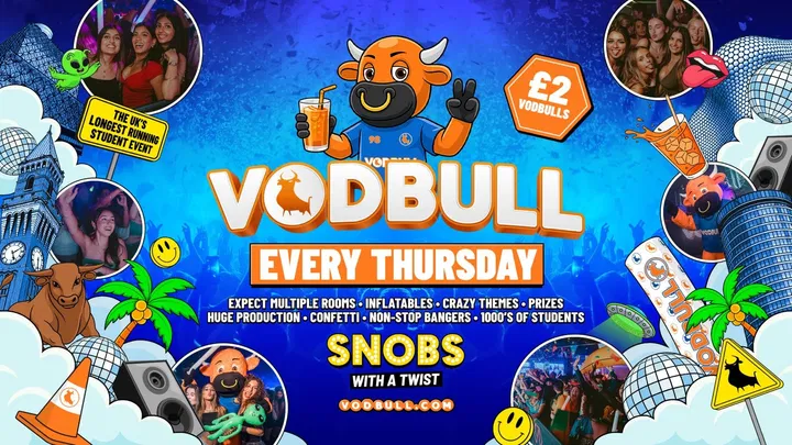🧡 VODBULL @ Snobs Birmingham 03/12