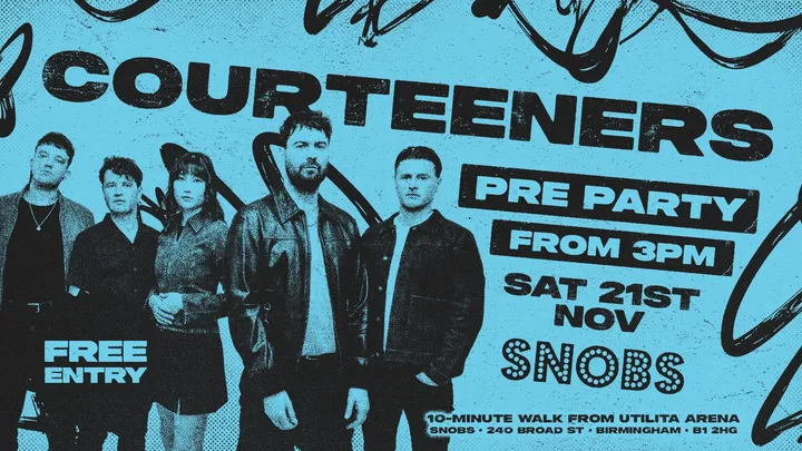 COURTEENERS GIG PREPARTY! Sat 21st Nov 26