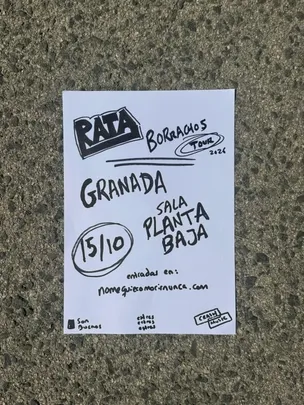 CONCIERTO RATA - GRANADA - SALA PLANTA BAJA - JUEVES 15 DE OCTUBRE