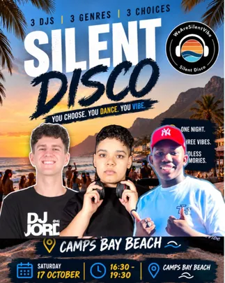 Silent Disco Camps bay beach