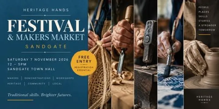 Heritage Hands Festival & Makers Market - Sandgate 2026
