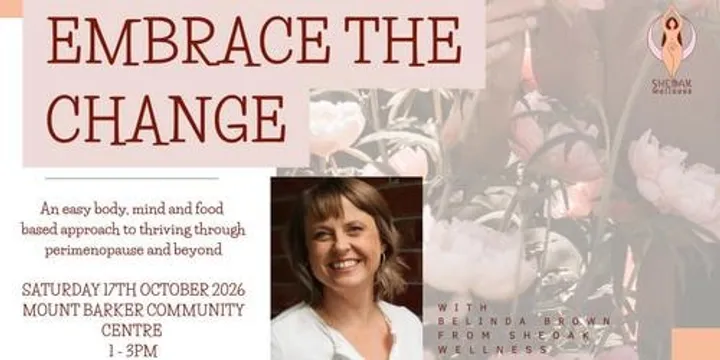 Embrace the Change - Perimenopause and Menopause Workshop