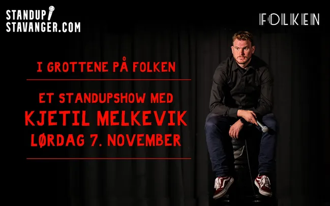 Standup i Grottene på Folken - Lørdag 7. november