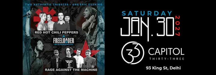 Rage Against the Machine + Red Hot Chili Pepper TRIBUTE SHOW - Freeloader Experience