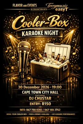 COOLER-BOX KARAOKE NIGHT  AND LIVE MUSIC EVENT - ICE- CHEST # JOURNEY TO CITY HALL 301226