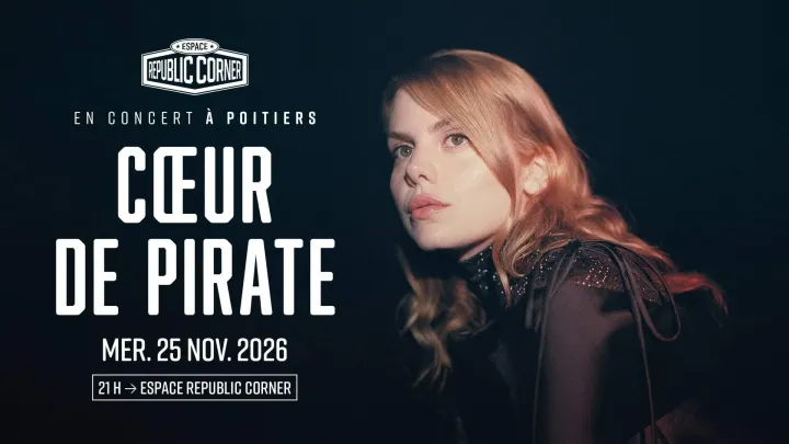 Coeur de pirate en concert à l'Espace Republic Corner