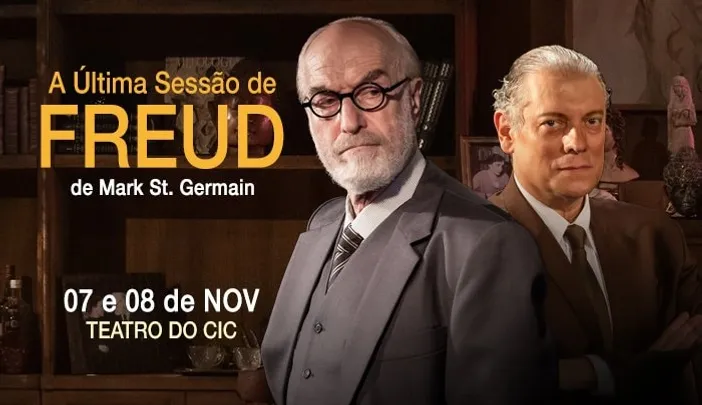 “A Última Sessão de Freud”, com Odilon Wagner e Marcello Airoldi
