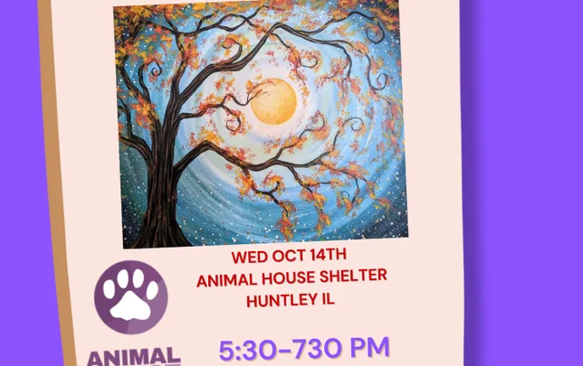 Fall Paint Night at Animal House Shelter