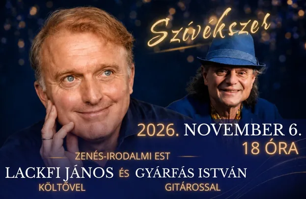 Lackfi János zenés-irodalmi estje