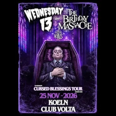 Wednesday 13 - Cursed Blessings Tour