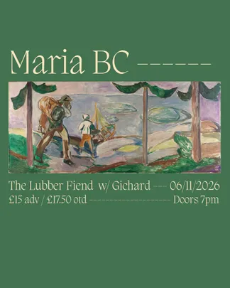 Maria BC (Sacred Bones/USA) w/ Gichard