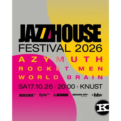 JAZZHOUSE FESTIVAL 2026:  AZYMUTH + ROCKET MEN + WORLD BRAIN