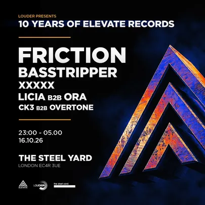 10 Years of Elevate | London | Friction, Basstripper & more