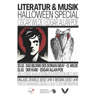 LITERATUR & MUSIK : EDGAR ALLAN POE - DER RAABE Spiel/Stimme: Klaus Heydenbluth // Komposition / Viola: Axel D. Wolf