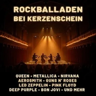 Rockballaden bei Kerzenschein